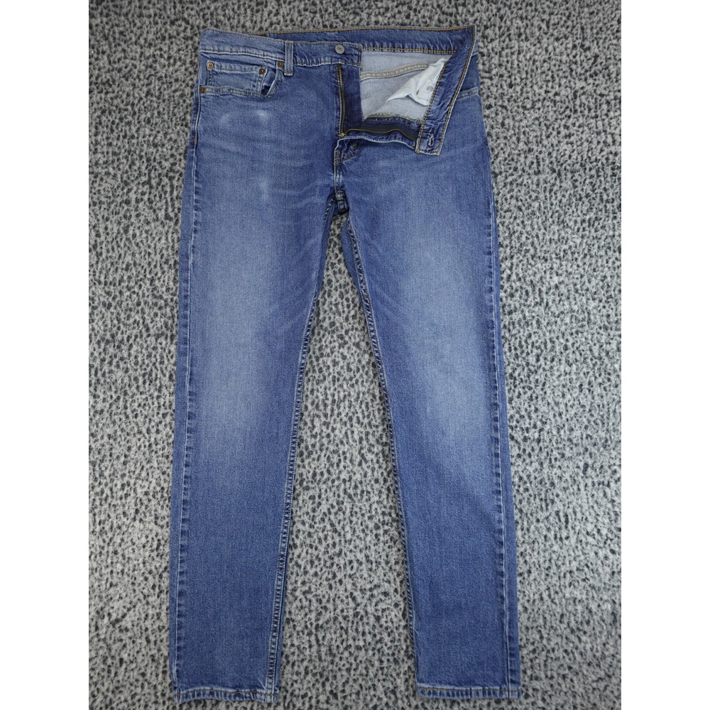 Levi Strauss 512 Slim Fit Jeans‎ Mens 36x34 Blue Good Medium Wash Denim
